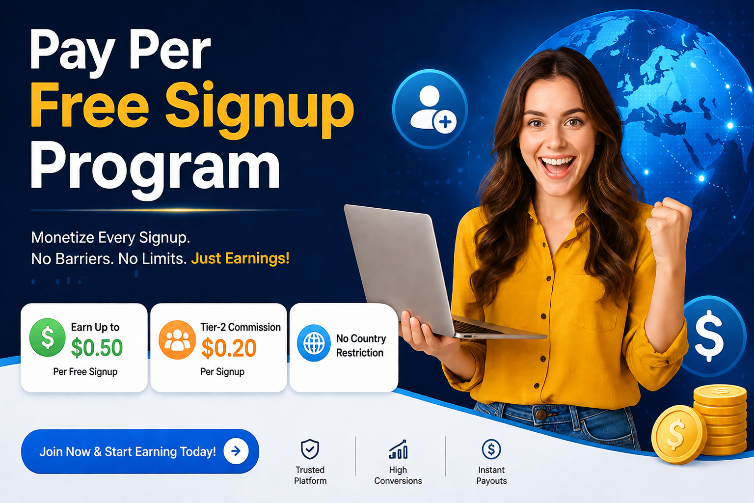 MyLeadBiz affiliate tracking and earning structure