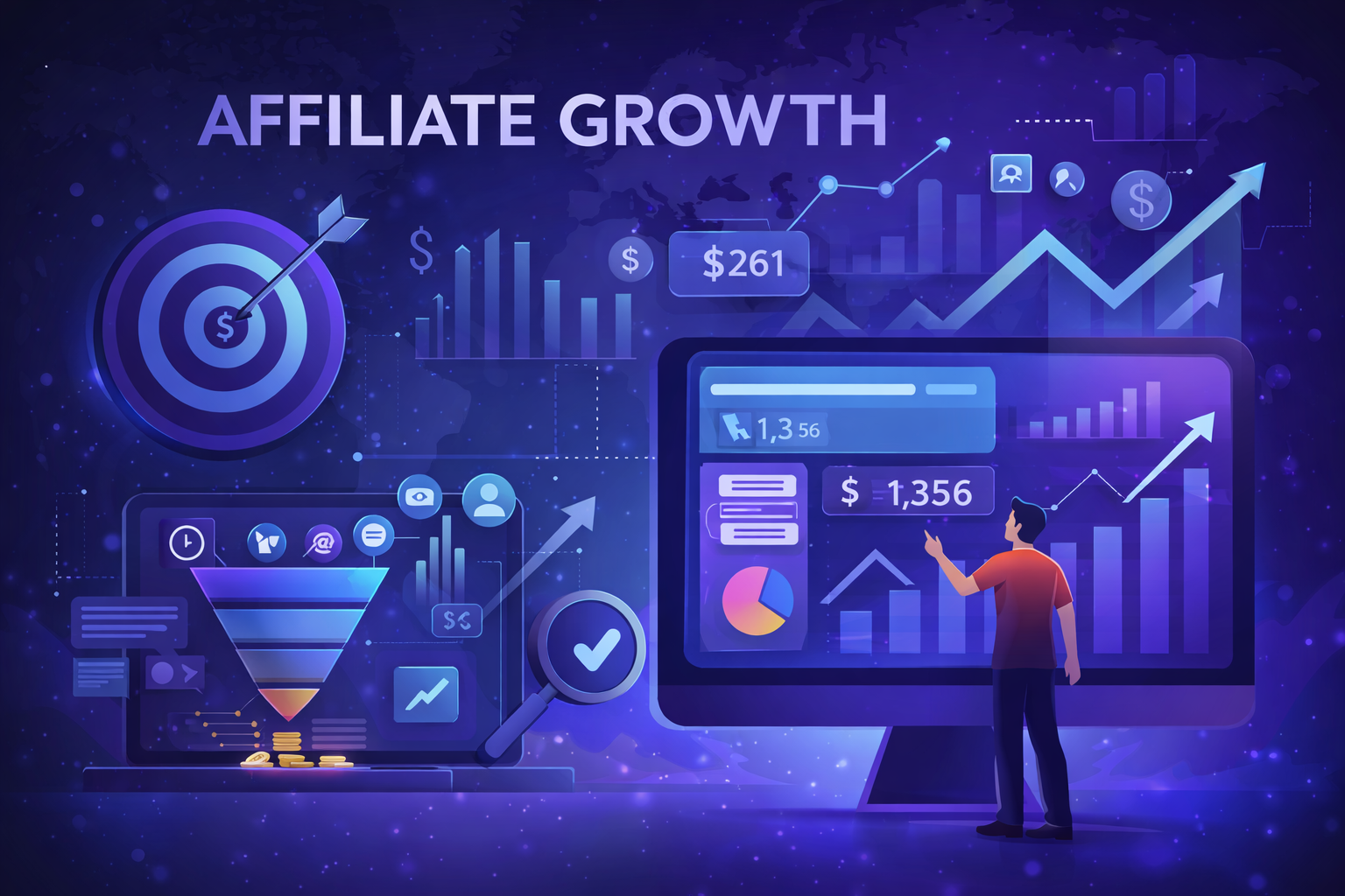Affiliate Growth Illustration